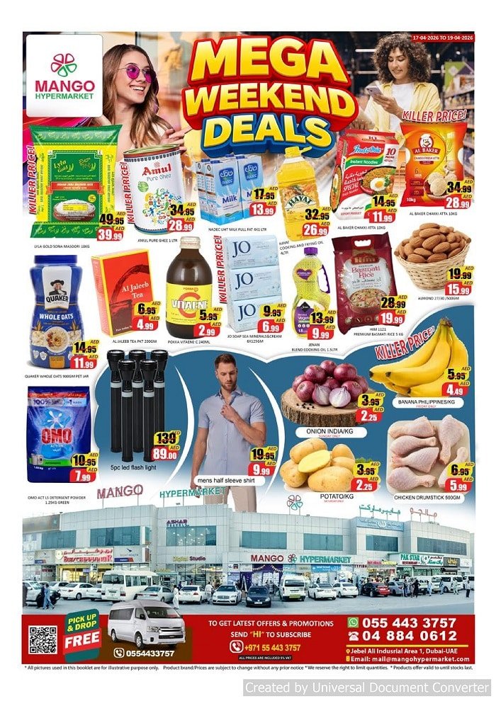 Mango Hypermarket Jebel Ali offers Catalog cover page