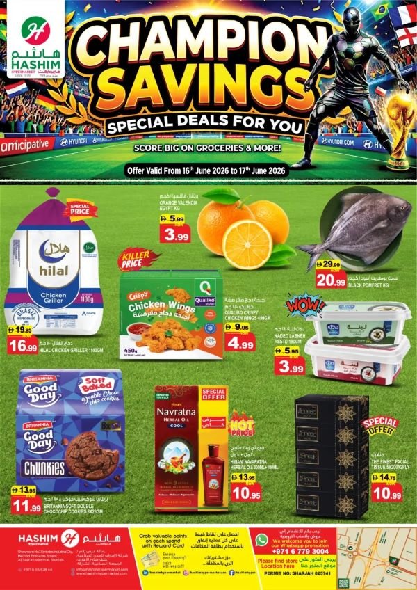 Hashim Hypermarket Champion Savings deals