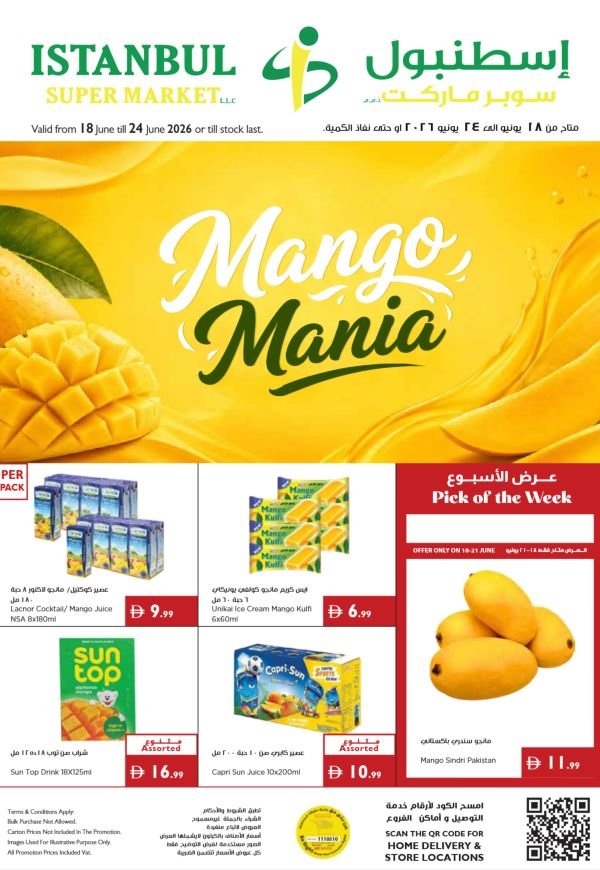 Istanbul Supermarket offers Catalog cover page