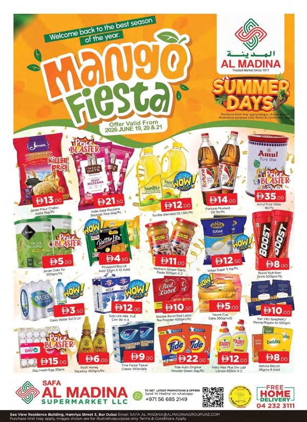 Safa Al Madina offers Catalog cover page