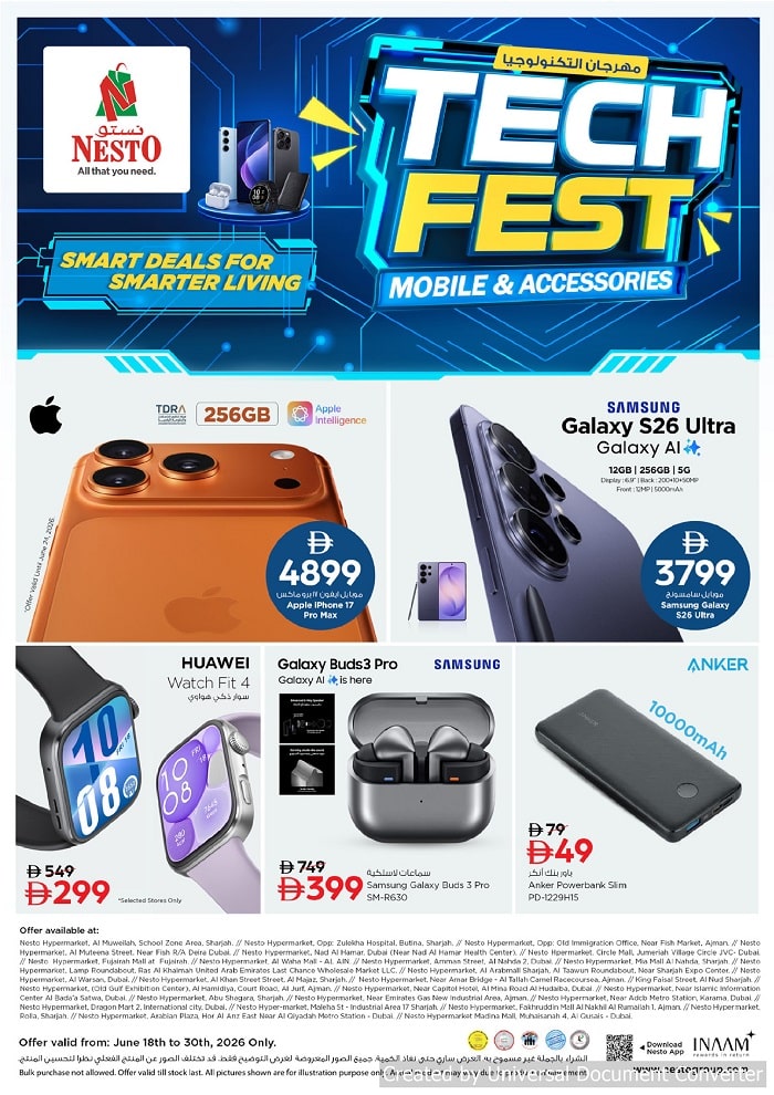 Nesto Tech Fest offers